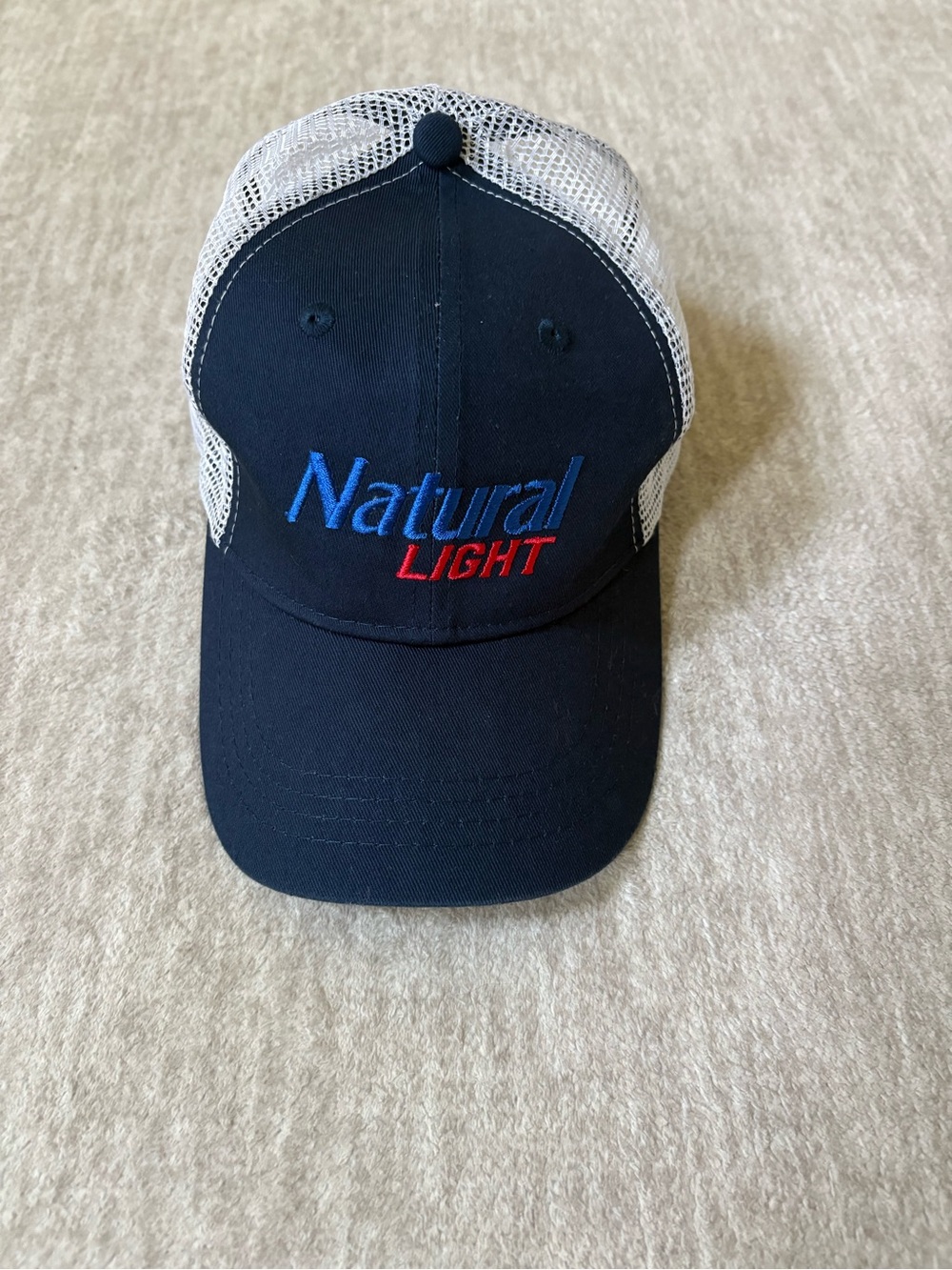 Navy and White Trucker Hat